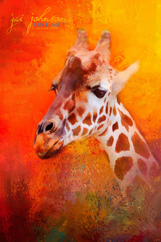 Colorful Expressions Giraffe