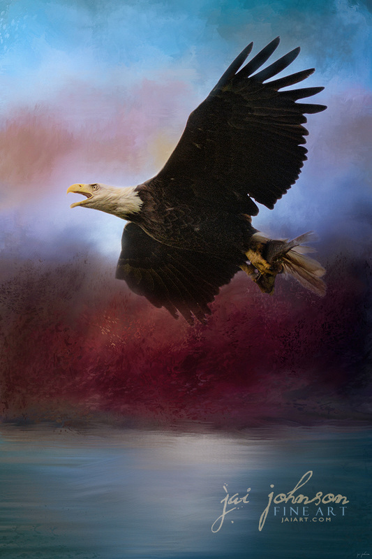 Captured At Dawn - Bald Eagle Art