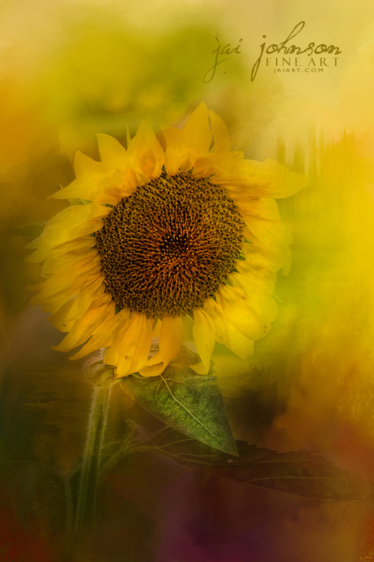 The Happiest Flower - Sunflower art