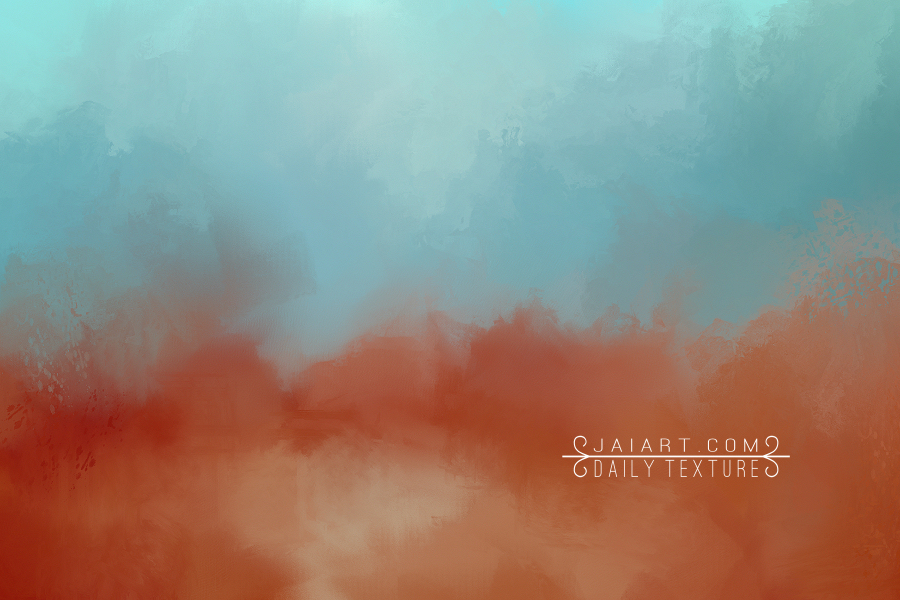 Vermillion and Turquoise Texture