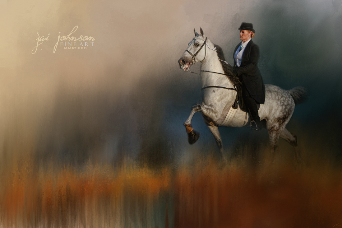 Into The Light - Tennessee Walking Horse Art